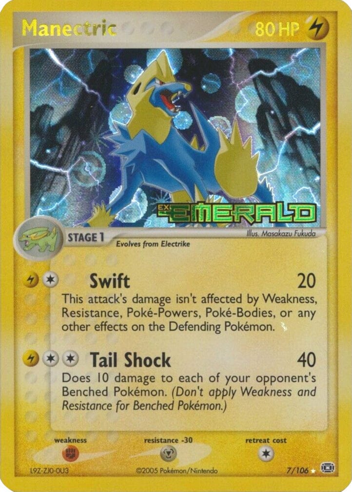 Manectric (7/106) (Stamped) [EX: Emerald] Pokemon Single Pokémon  | Multizone: Comics And Games