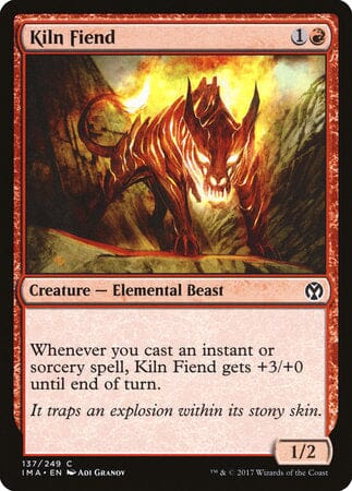 Kiln Fiend [Iconic Masters] MTG Single Magic: The Gathering  | Multizone: Comics And Games