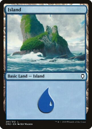 Island (291) [Commander Anthology Volume II] MTG Single Magic: The Gathering  | Multizone: Comics And Games