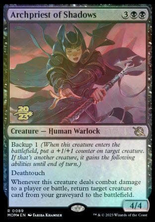 Archpriest of Shadows [March of the Machine Prerelease Promos] MTG Single Magic: The Gathering  | Multizone: Comics And Games