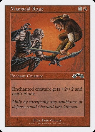 Maniacal Rage [Battle Royale Box Set] MTG Single Magic: The Gathering  | Multizone: Comics And Games