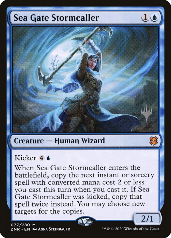 Sea Gate Stormcaller (Promo Pack) [Zendikar Rising Promos] MTG Single Magic: The Gathering  | Multizone: Comics And Games