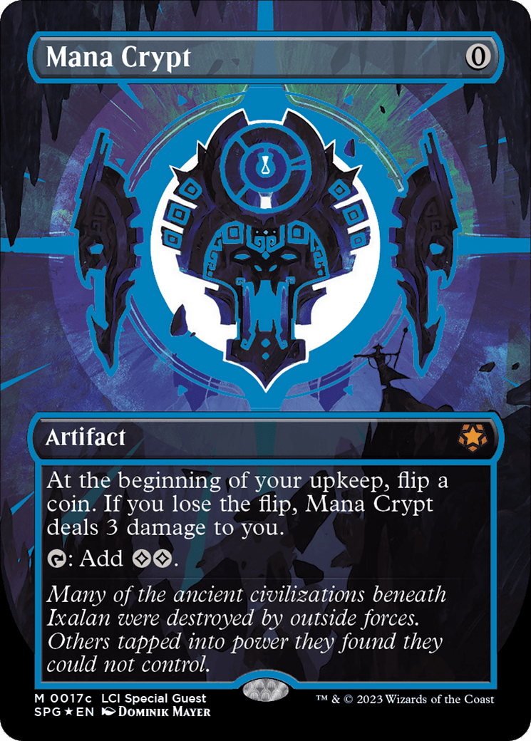 Mana Crypt (0017c) (Borderless) [The Lost Caverns of Ixalan Special Guests] MTG Single Magic: The Gathering  | Multizone: Comics And Games