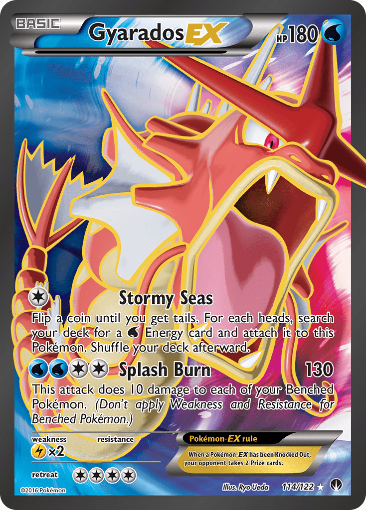Gyarados EX (114/122) [XY: BREAKpoint] Pokemon Single Pokémon  | Multizone: Comics And Games
