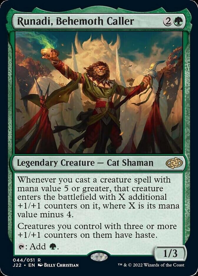 Runadi, Behemoth Caller [Jumpstart 2022] MTG Single Magic: The Gathering  | Multizone: Comics And Games