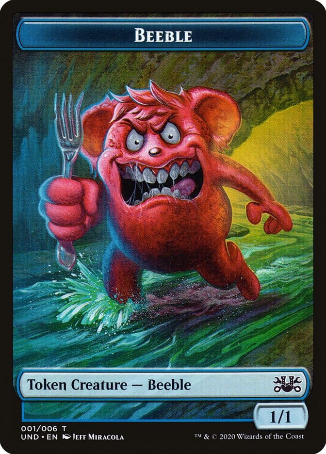 Beeble // Squirrel Double-sided Token [Unsanctioned Tokens] MTG Single Magic: The Gathering  | Multizone: Comics And Games