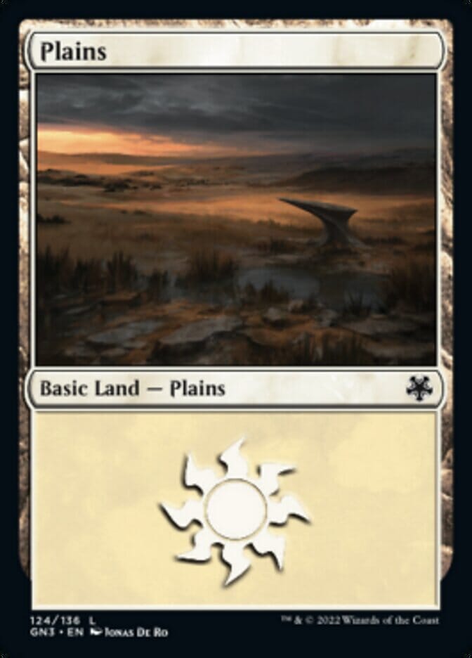 Plains (124) [Game Night: Free-for-All] MTG Single Magic: The Gathering  | Multizone: Comics And Games