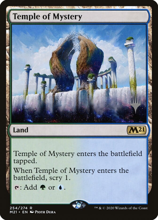 Temple of Mystery (Promo Pack) [Core Set 2021 Promos] MTG Single Magic: The Gathering  | Multizone: Comics And Games