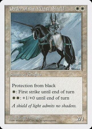 Order of the White Shield [Fifth Edition] MTG Single Magic: The Gathering  | Multizone: Comics And Games