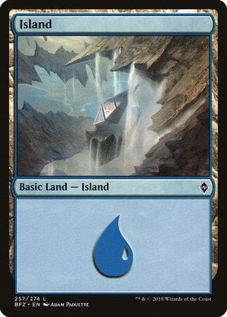 Island (257) [Battle for Zendikar] MTG Single Magic: The Gathering  | Multizone: Comics And Games