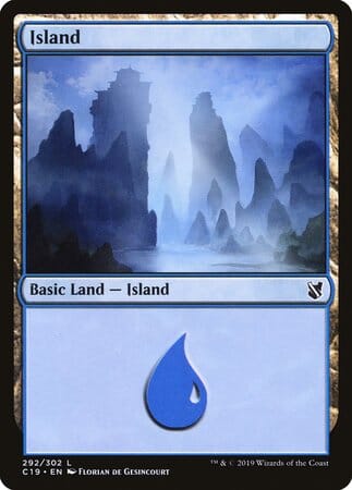Island (292) [Commander 2019] MTG Single Magic: The Gathering  | Multizone: Comics And Games
