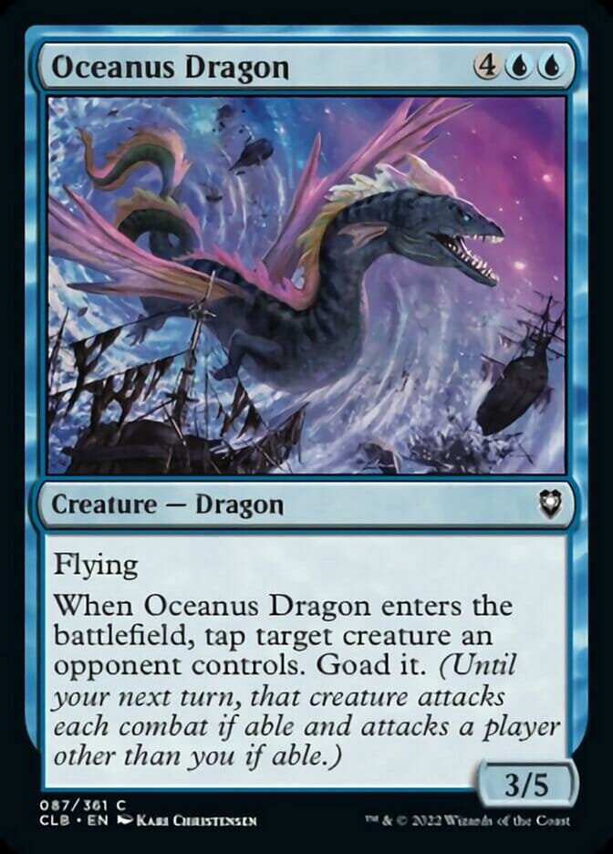 Oceanus Dragon [Commander Legends: Battle for Baldur's Gate] MTG Single Magic: The Gathering  | Multizone: Comics And Games