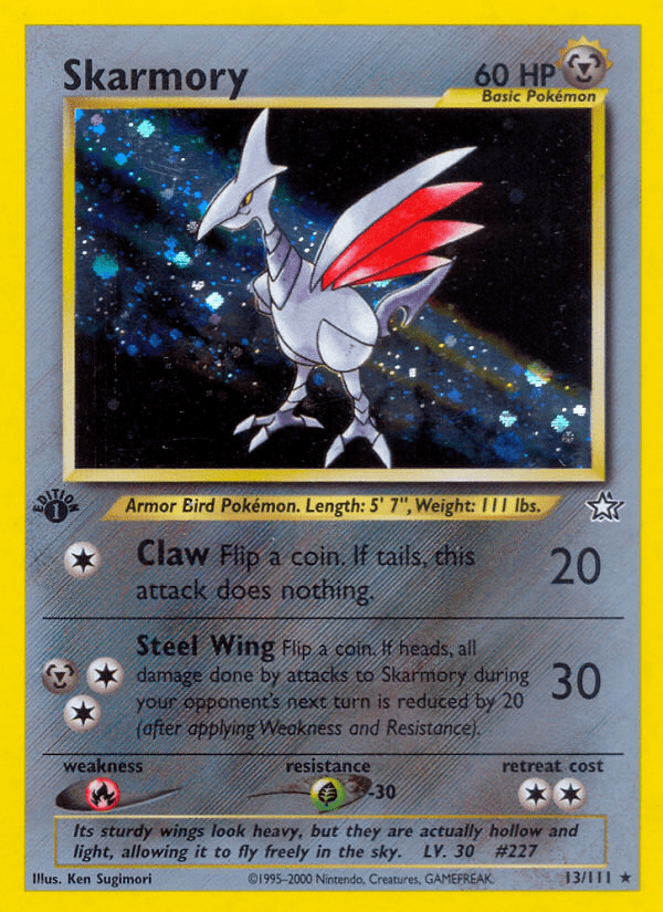 Skarmory (13/111) [Neo Genesis 1st Edition] Pokemon Single Pokémon  | Multizone: Comics And Games