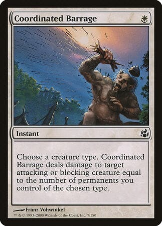 Coordinated Barrage [Morningtide] MTG Single Magic: The Gathering  | Multizone: Comics And Games