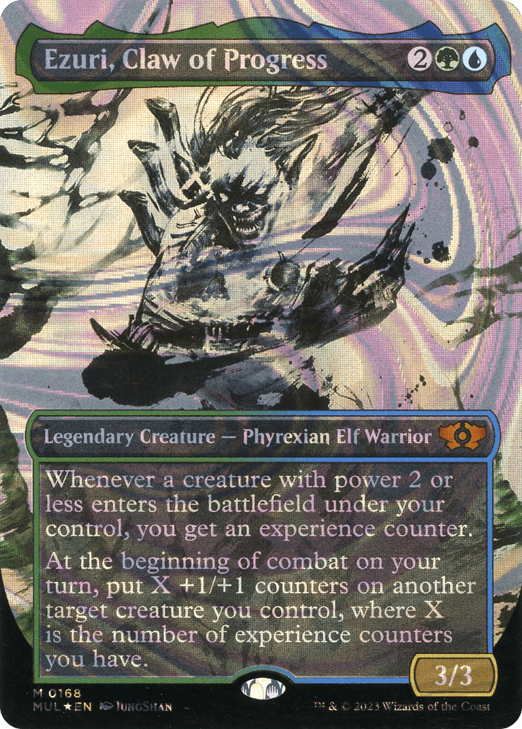 Ezuri, Claw of Progress (Halo Foil) [Multiverse Legends] MTG Single Magic: The Gathering  | Multizone: Comics And Games