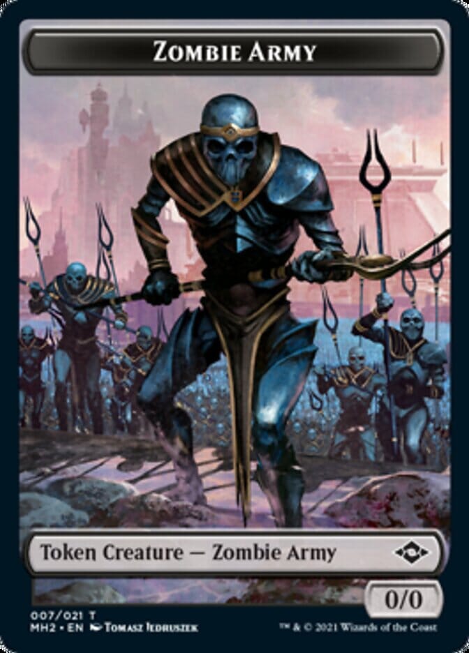 Thopter Token // Zombie Army Token [Modern Horizons 2 Tokens] MTG Single Magic: The Gathering  | Multizone: Comics And Games
