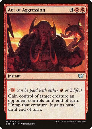 Act of Aggression [Commander 2015] MTG Single Magic: The Gathering  | Multizone: Comics And Games