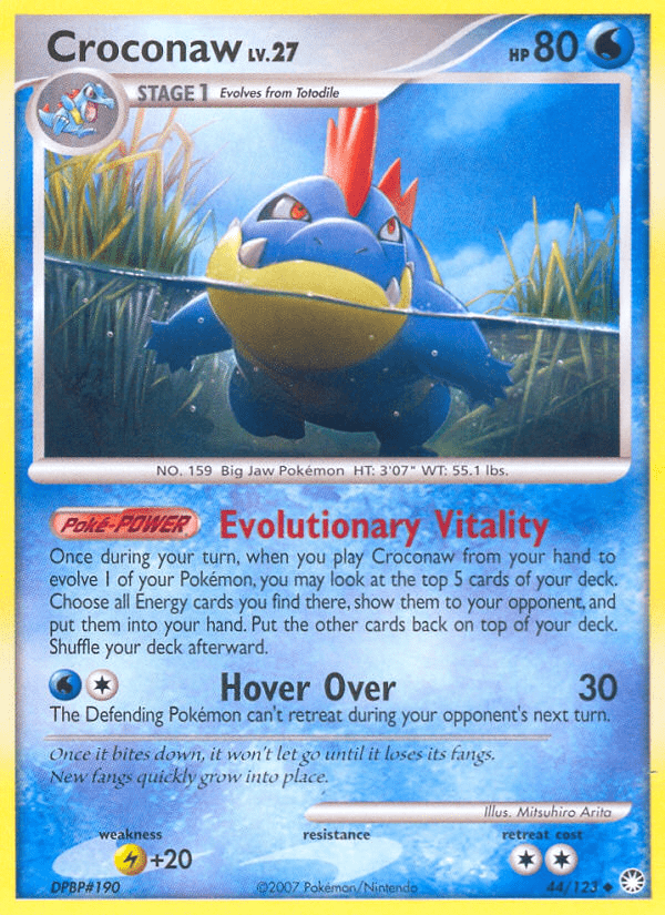 Croconaw (44/123) [Diamond & Pearl: Mysterious Treasures] Pokemon Single Pokémon  | Multizone: Comics And Games