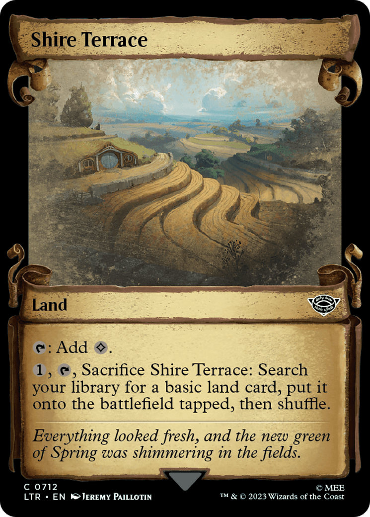 Shire Terrace [The Lord of the Rings: Tales of Middle-Earth Showcase Scrolls] MTG Single Magic: The Gathering  | Multizone: Comics And Games