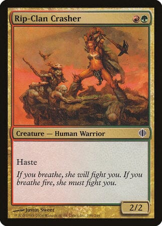 Rip-Clan Crasher [Shards of Alara] MTG Single Magic: The Gathering  | Multizone: Comics And Games