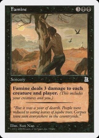 Famine [Portal Three Kingdoms] MTG Single Magic: The Gathering  | Multizone: Comics And Games