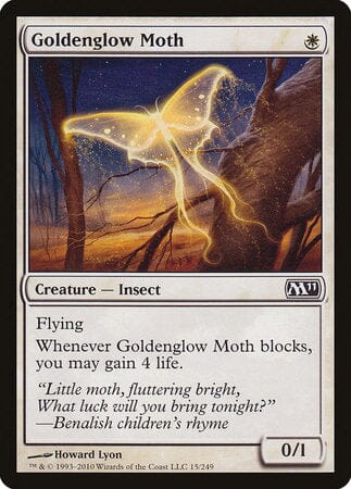 Goldenglow Moth [Magic 2011] MTG Single Magic: The Gathering  | Multizone: Comics And Games