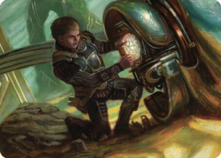Urza, Powerstone Prodigy Art Card [The Brothers' War Art Series] MTG Single Magic: The Gathering  | Multizone: Comics And Games