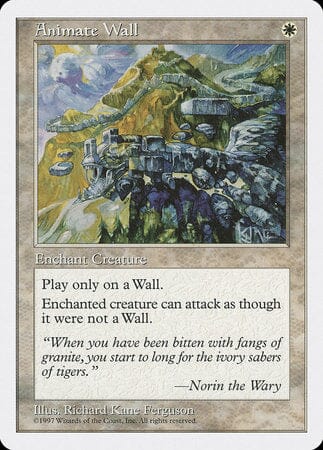 Animate Wall [Fifth Edition] MTG Single Magic: The Gathering  | Multizone: Comics And Games