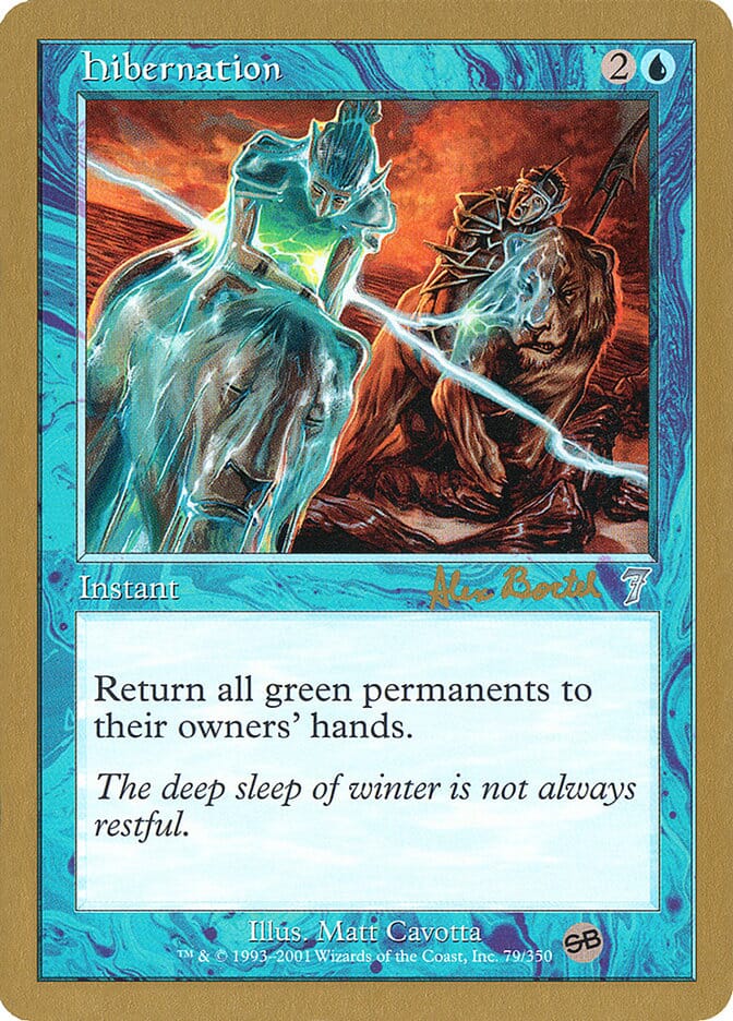 Hibernation (Alex Borteh) (SB) [World Championship Decks 2001] MTG Single Magic: The Gathering  | Multizone: Comics And Games