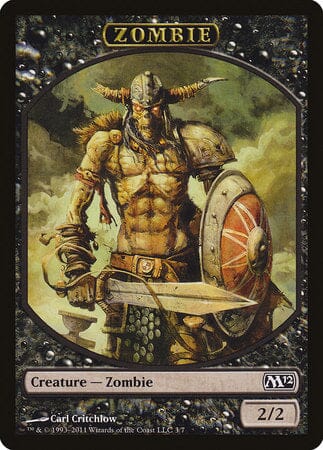 Zombie Token [Magic 2012 Tokens] MTG Single Magic: The Gathering  | Multizone: Comics And Games
