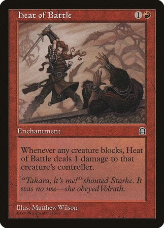 Heat of Battle [Stronghold] MTG Single Magic: The Gathering  | Multizone: Comics And Games