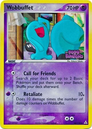 Wobbuffet (56/110) (Stamped) [EX: Holon Phantoms] Pokemon Single Pokémon  | Multizone: Comics And Games
