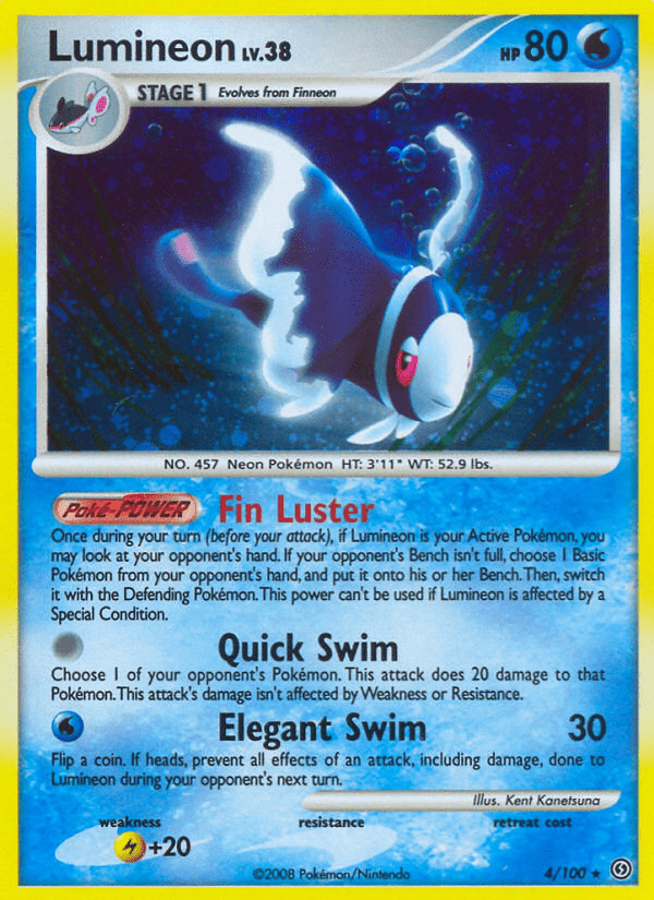 Lumineon (4/100) [Diamond & Pearl: Stormfront] Pokemon Single Pokémon  | Multizone: Comics And Games