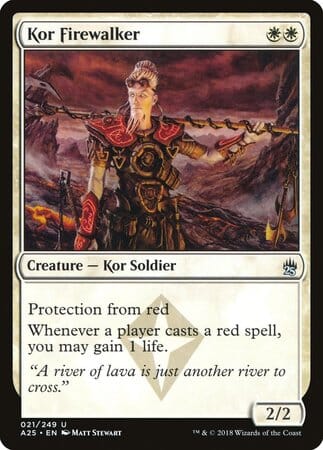 Kor Firewalker [Masters 25] MTG Single Magic: The Gathering  | Multizone: Comics And Games