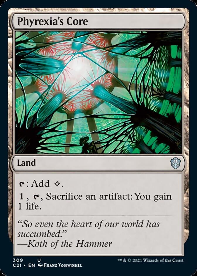Phyrexia's Core [Commander 2021] MTG Single Magic: The Gathering  | Multizone: Comics And Games