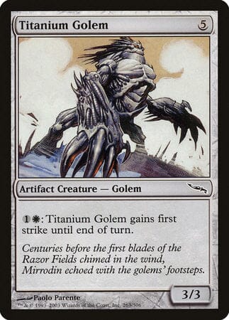 Titanium Golem [Mirrodin] MTG Single Magic: The Gathering  | Multizone: Comics And Games