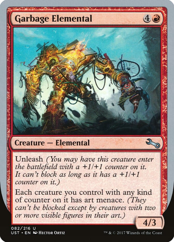 Garbage Elemental (4/3 Creature) [Unstable] MTG Single Magic: The Gathering  | Multizone: Comics And Games
