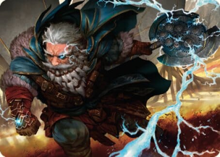 Electrostatic Infantry Art Card [Dominaria United Art Series] MTG Single Magic: The Gathering  | Multizone: Comics And Games