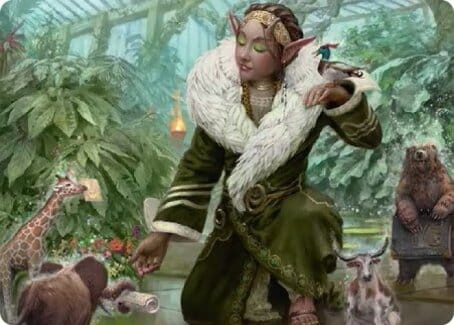 Rumor Gatherer Art Card [Streets of New Capenna Art Series] MTG Single Magic: The Gathering  | Multizone: Comics And Games