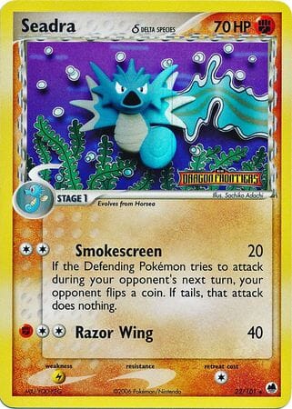 Seadra (22/101) (Delta Species) (Stamped) [EX: Dragon Frontiers] Pokemon Single Pokémon  | Multizone: Comics And Games