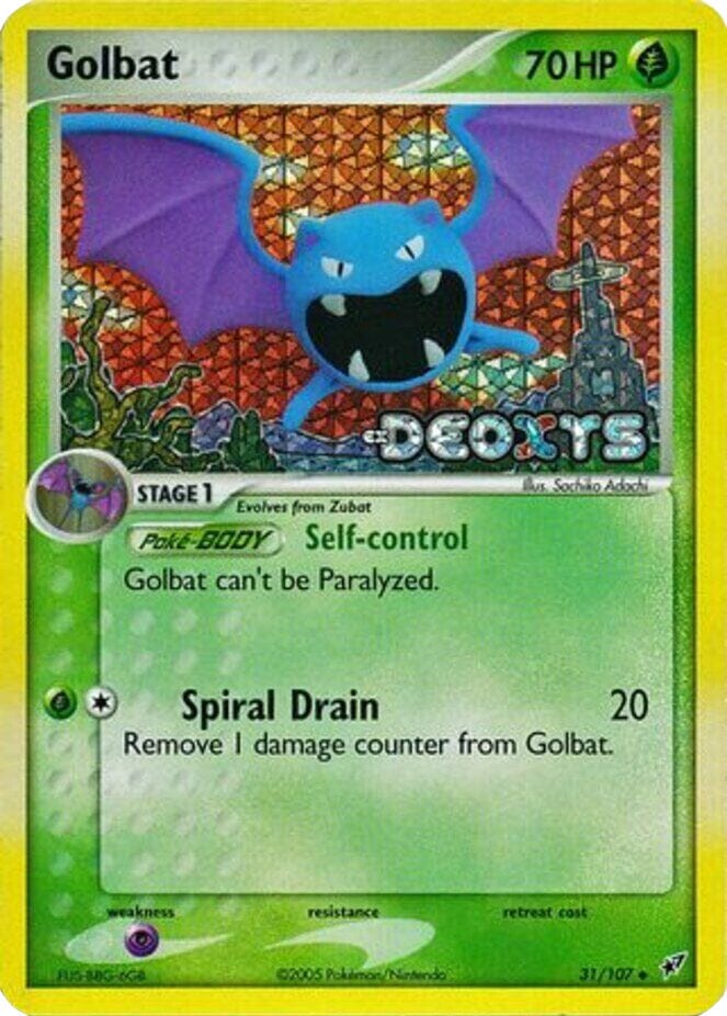 Golbat (31/107) (Stamped) [EX: Deoxys] Pokemon Single Pokémon  | Multizone: Comics And Games