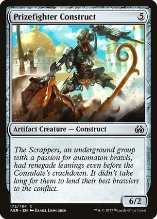 Prizefighter Construct [Aether Revolt] MTG Single Magic: The Gathering  | Multizone: Comics And Games