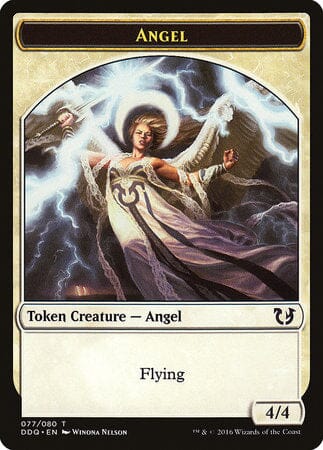 Angel Token [Duel Decks: Blessed vs. Cursed] MTG Single Magic: The Gathering  | Multizone: Comics And Games