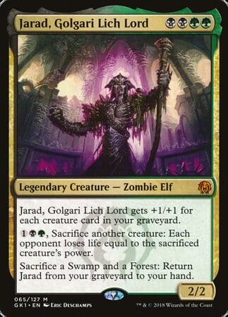 Jarad, Golgari Lich Lord [GRN Guild Kit] MTG Single Magic: The Gathering  | Multizone: Comics And Games