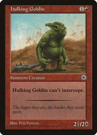 Hulking Goblin [Portal] MTG Single Magic: The Gathering  | Multizone: Comics And Games