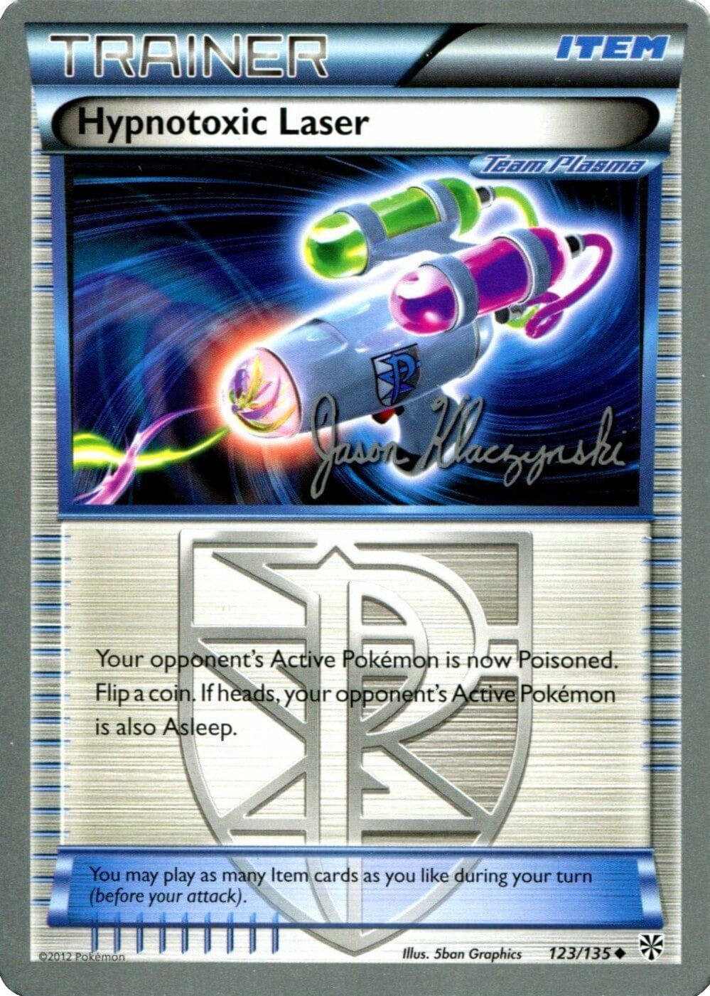 Hypnotoxic Laser (123/135) (Darkrai Deck - Jason Klaczynski) [World Championships 2013] Pokemon Single Pokémon  | Multizone: Comics And Games