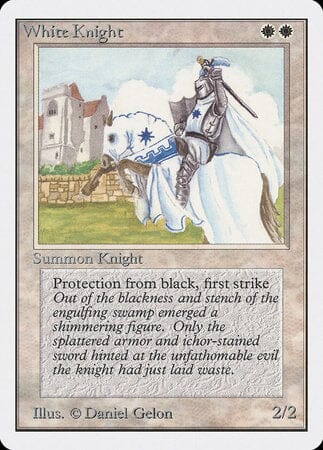 White Knight [Unlimited Edition] MTG Single Magic: The Gathering  | Multizone: Comics And Games