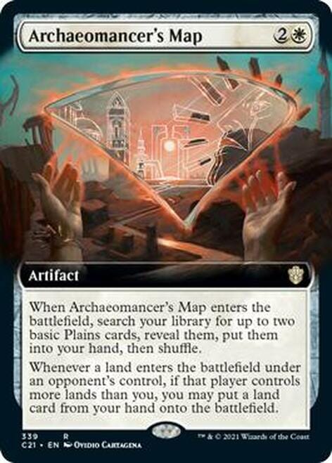 Archaeomancer's Map (Extended) [Commander 2021] MTG Single Magic: The Gathering  | Multizone: Comics And Games