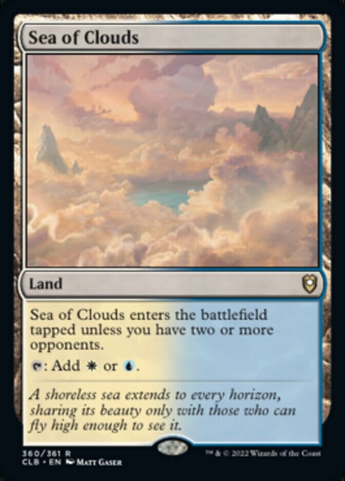 Sea of Clouds [Commander Legends: Battle for Baldur's Gate] MTG Single Magic: The Gathering  | Multizone: Comics And Games