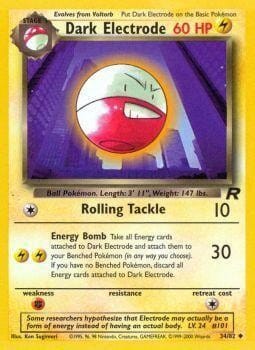 Dark Electrode (34/82) [Team Rocket Unlimited] Pokemon Single Pokémon  | Multizone: Comics And Games